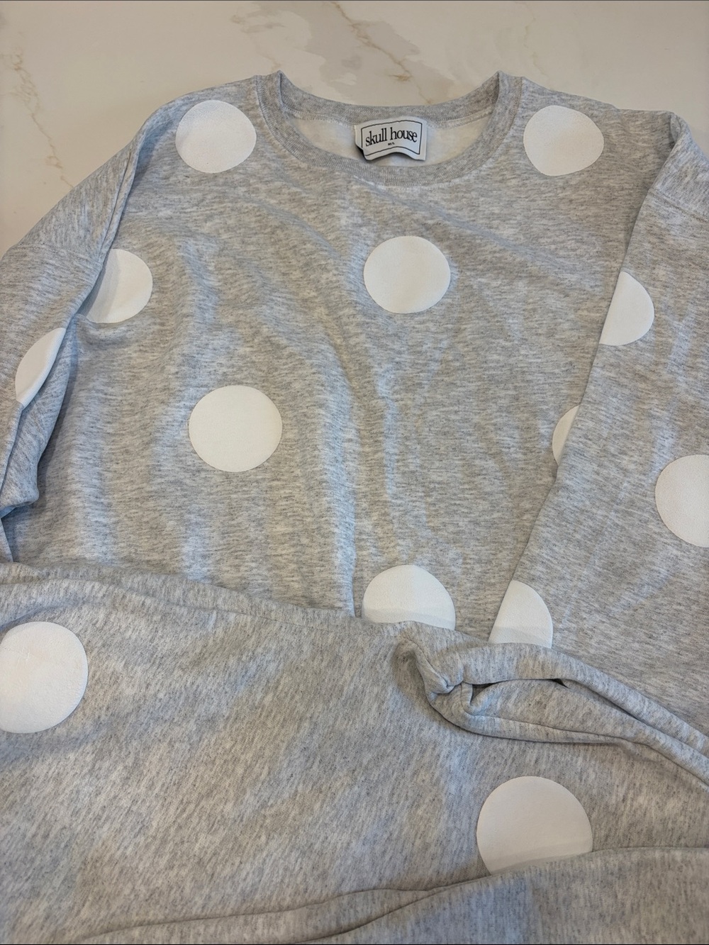 Skull House Designs Gray Polka Dot Set